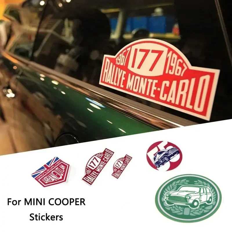 Автомобильная наклейка модифицированная этикетка для Mini для Cooper, наклейка S JCW для R55 R56 R60 R61 F54 F55 F56 F60 CountrymanAccessoriesdecoration Аксессуары для салона