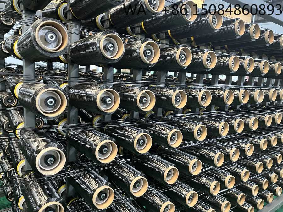 Фотография №1 товара Углеродное волокно 3k, 12k, 24k, высокопрочная филаментная нить по конкурентоспособной