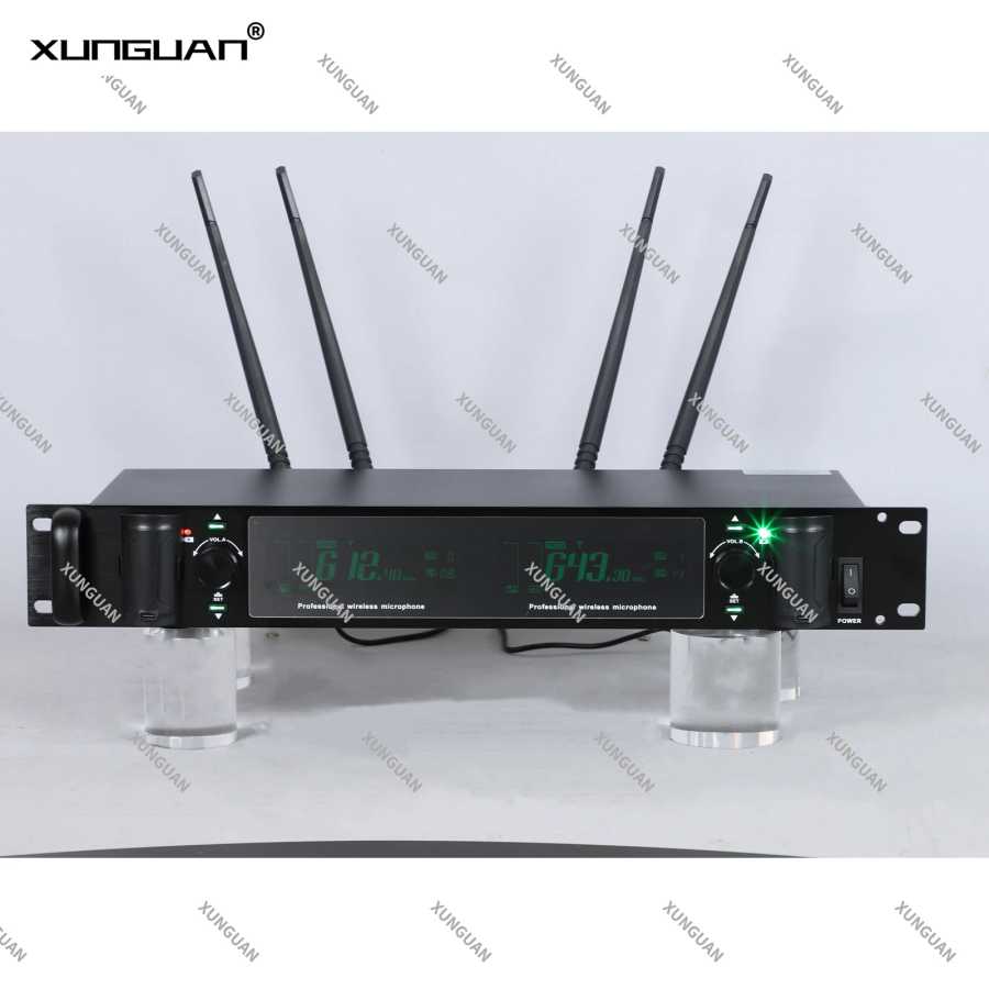 Фотография №2 товара Беспроводной UHF-микрофон CD-13 с функцией True Diversity, перезаряжаемый, 250 м,
