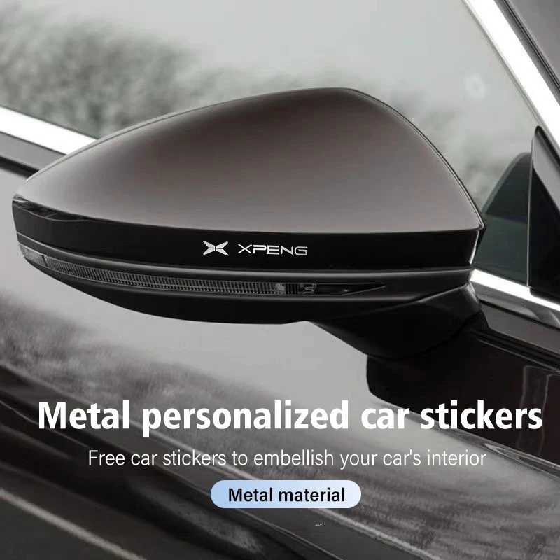 Для Xiaopeng 3D логотип автомобиля металлические наклейки авто внутренняя наклейка украшения аксессуары Xpeng G6 G7 G9 X9 P7 P7i P5 MONA M03 G3 G3i Аксессуары для салона