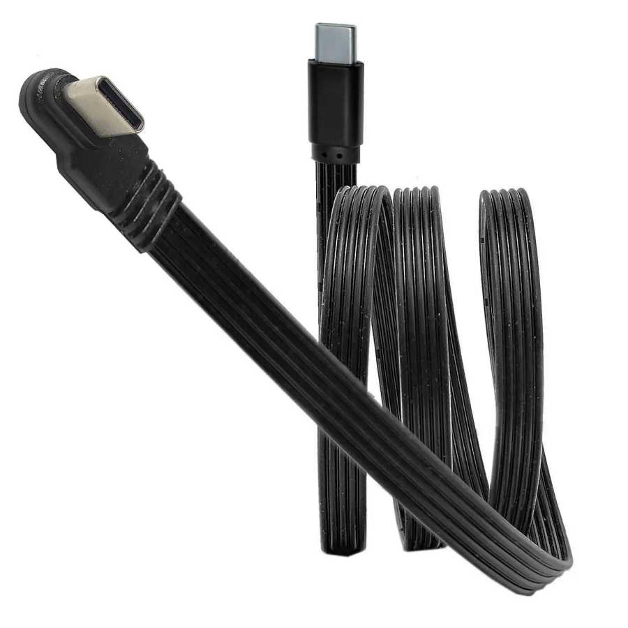 Фотография №5 товара Плоское колено 10 см, 20 см, USB-C, тип C, вверх/вниз