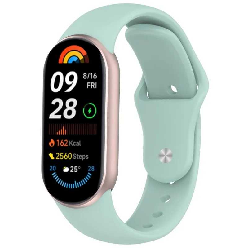 Фотография №3 товара Мягкий силиконовый ремешок для Xiaomi Mi Band 10 9 8,