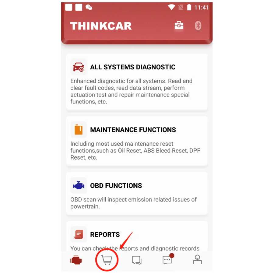 Фотография №1 товара Полный Программное обеспечение Thinkcar Thinkdiag, 1 год обновления, сканер OBD2,