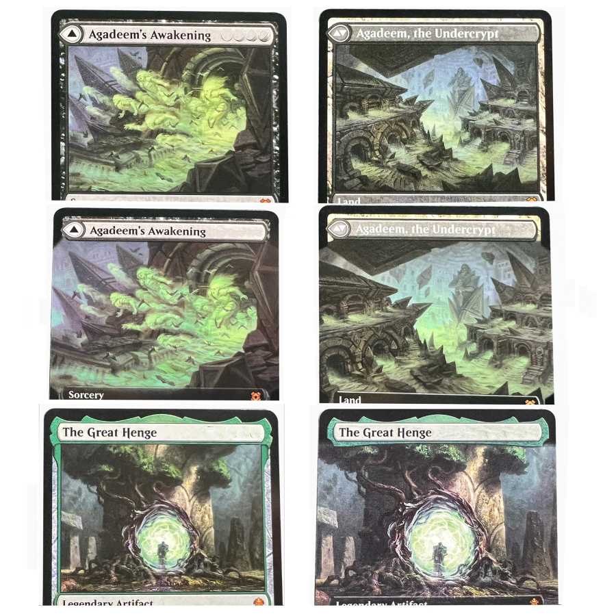 Agadeem's Awakening ZNE Chrome Mox Box Topper 2XM Holo TCG English Card Quality Board Trading Card Game Хобби и коллекционирование
