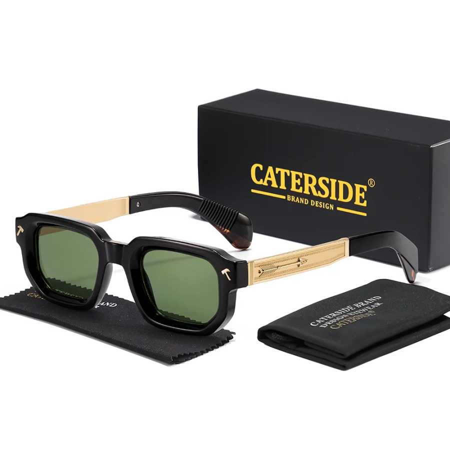 CATERSIDE Новые модные мужские солнцезащитные очки квадратной формы для спорта на открытом воздухе, женские очки для путешествий, вечеринок, бизнеса, фестивалей, подарок, защита от УФ-излучения UV400 Очки и аксессуары