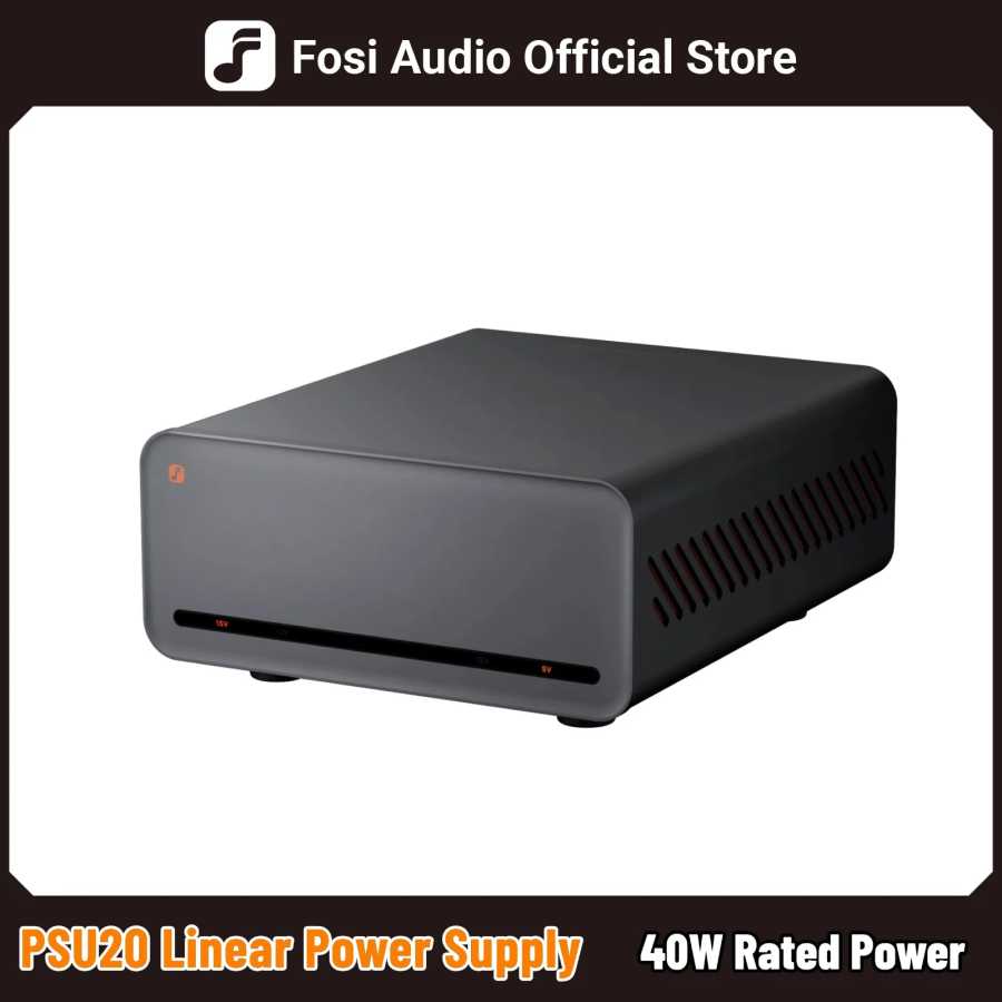 Блок питания Fosi Audio PSU20 40W, линейный, с ультранизким уровнем шума, DC 5V/12/15V ТВ, аудио- и видеотехника