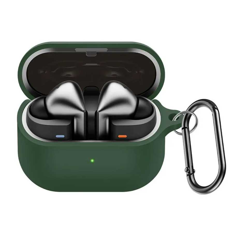 Силиконовый чехол для SAMSUNG Galaxy Buds 3 AI True Wireless Bluetooth наушники-вкладыши Galaxy Buds 3 Pro чехол с карабином защитный чехол Портативное аудио и видео
