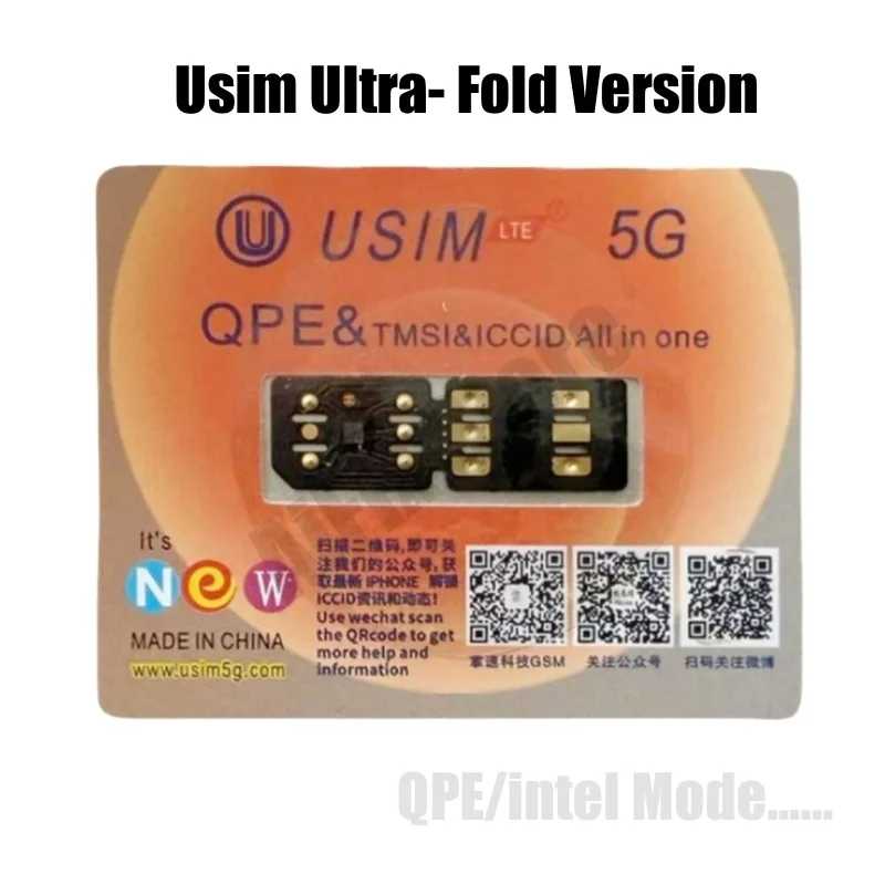 Ультраскладная версия Usim с интеллектуальным режимом QPE для всех моделей iPhone iOS 18 17 SIM-карты и аксессуары