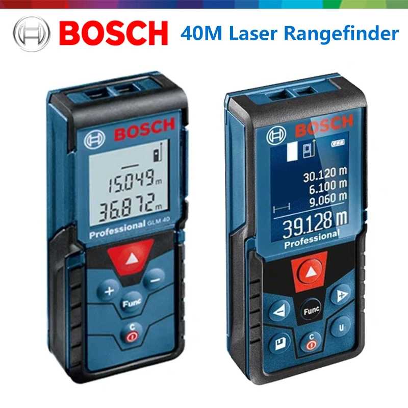 Лазерный дальномер Bosch 40 м GLM 400/4000, многорежимный цифровой дальномер, высокоточные лазерные измерительные инструменты Инструменты для измерения и анализа