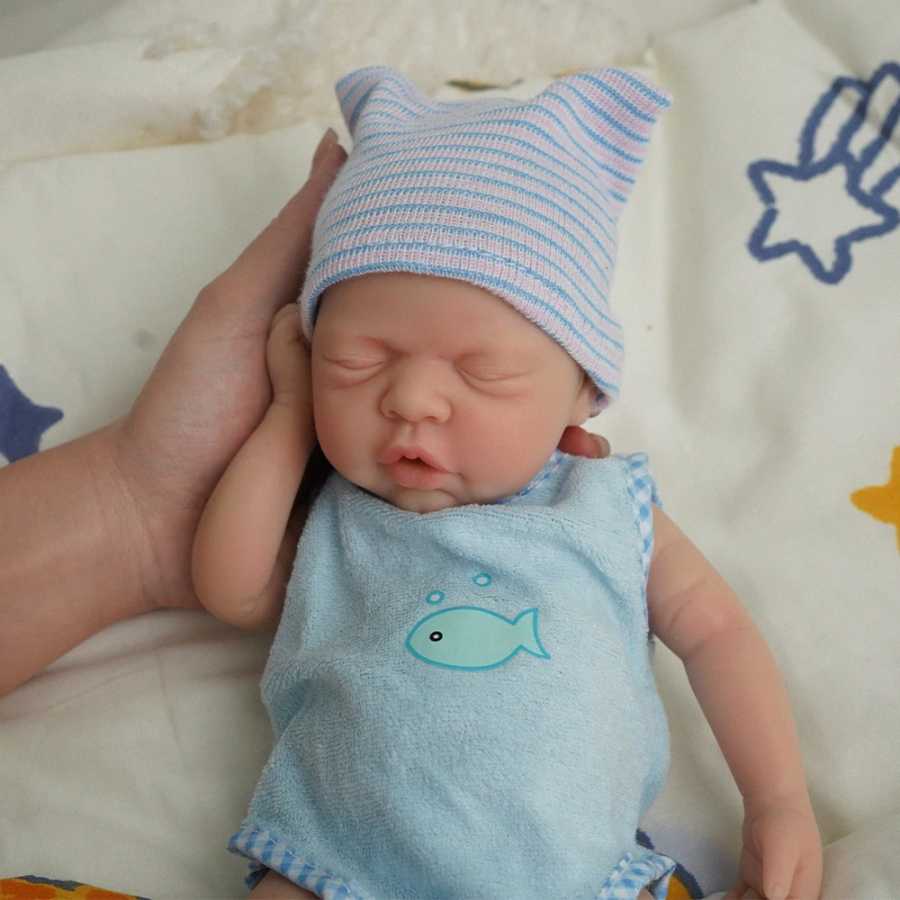 Фотография №4 товара 12-дюймовая силиконовая кукла Micro Preemie для всего тела, реалистичная кукла