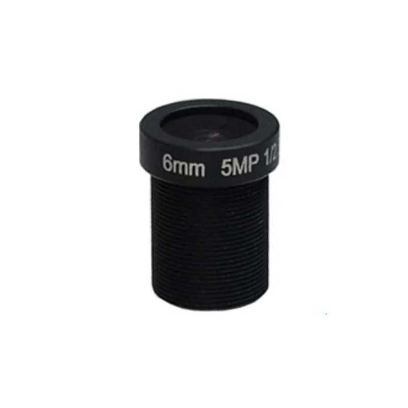 DIY 5MP 6-мм объектив с ИК-фильтром 650 нм 1/2.5" M12 для камер видеонаблюдения / IP-камер Видеонаблюдение