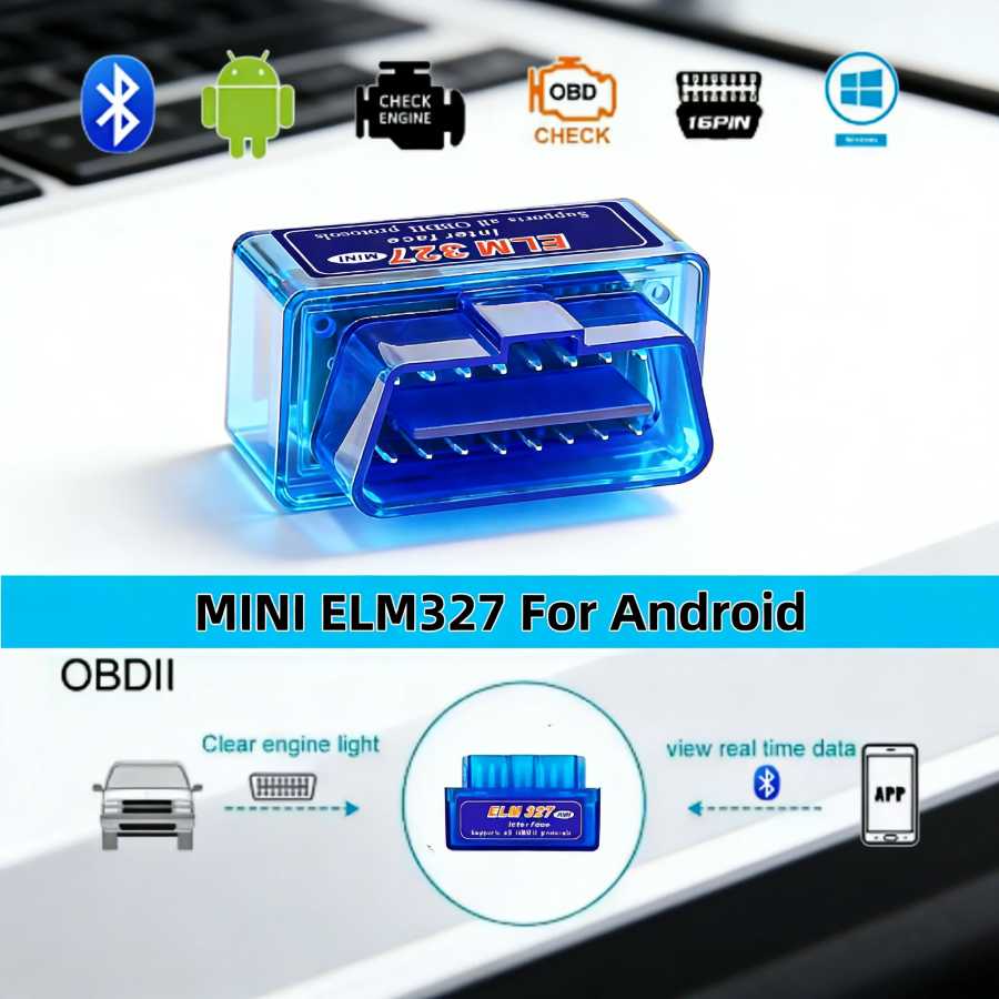 Супермини-сканер ELM327 V2.1 OBD2 для Android, диагностический инструмент ELM 327 V1.5, считыватель кодов OBD II Инструмент для ремонта автомобилей