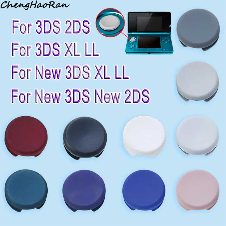 1 шт. аналоговый джойстик-кнопка для 3DS XL LL, накладка на стик для New 2DS 3DS LL XL, круглая кнопка, запчасти для замены и ремонта Видеоигры и аксессуары