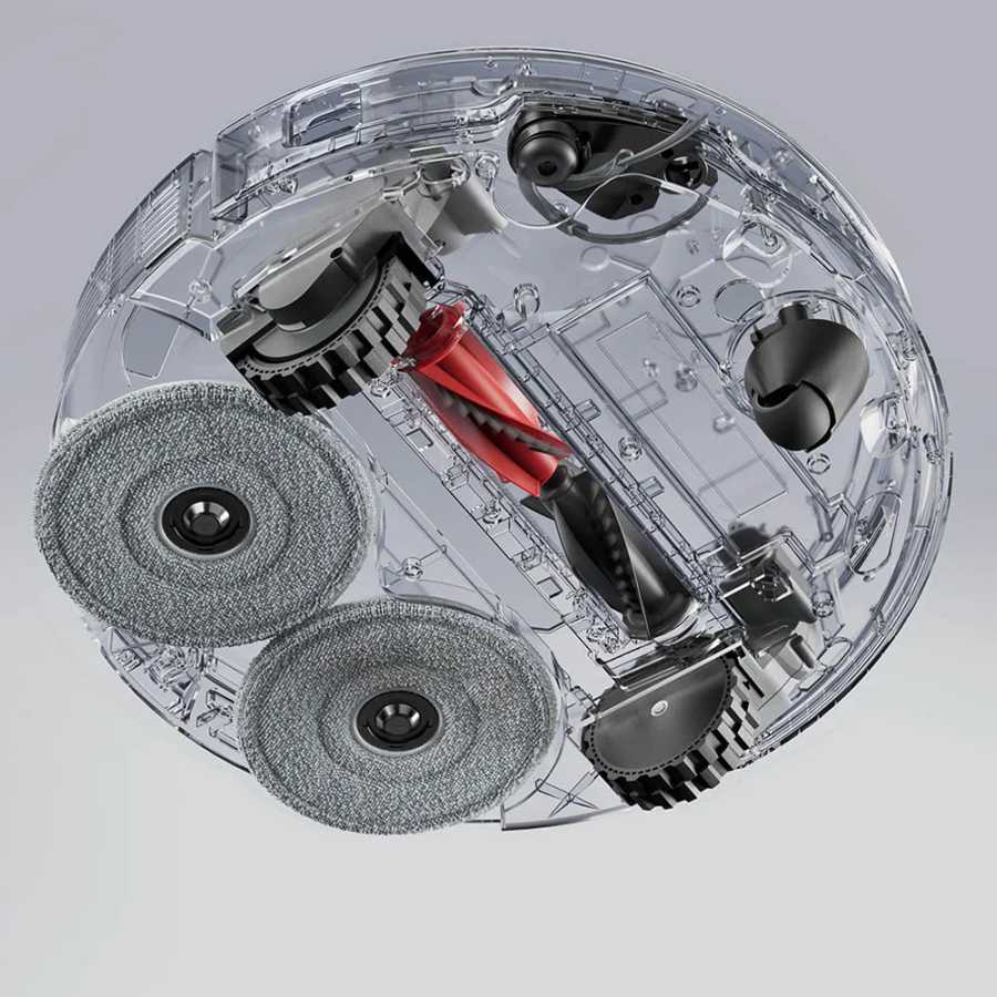 Фотография №1 товара Оригинальные аксессуары Roborock Saros 10R, основная/боковая щетка, тканевый мешок для