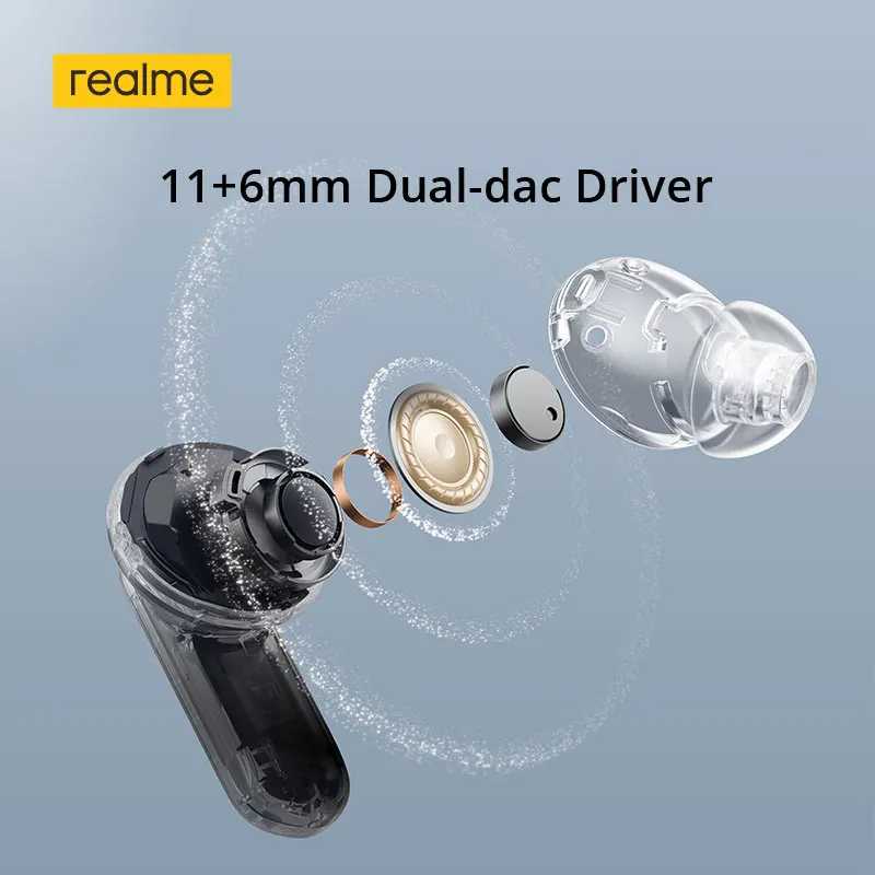 Фотография №4 товара Наушники Realme Buds Air7 Pro TWS, русская версия, 53 дБ,