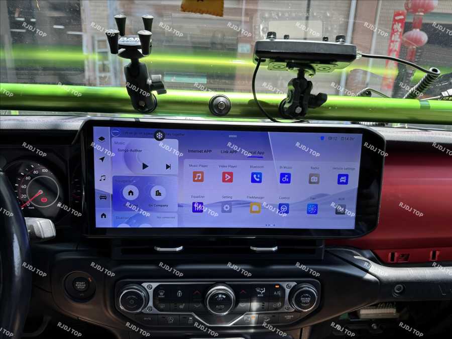 Мультимедийный Android 14, экранный плеер, автомагнитола, стерео для Jeep Wrangler JL Gladiator, GPS-навигация, видеоприемник, головное устройство Автоэлектроника