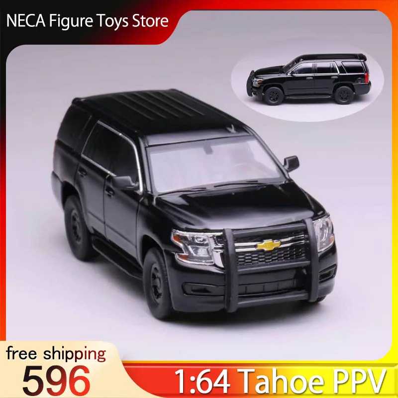 596 1:64 Модель внедорожника Chevrolet Tahoe PPV (полицейская версия) из сплава, в наличии. Коллекционная игрушка для любителей полицейских и аварийно-спасательных машин. Играйте в транспортные средства и модели