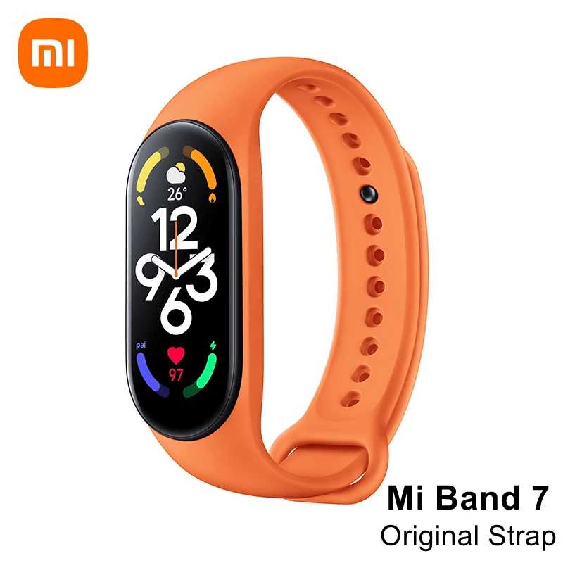 Оригинальный цветной ремешок на запястье Xiaomi Smart Accessories для Xiaomi Mi Smart Band 7 NFC Умная электроника