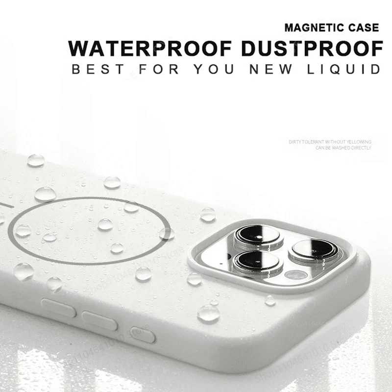 Фотография №3 товара Магнитный чехол для телефона для iPhone 15, 14, 16, Plus,