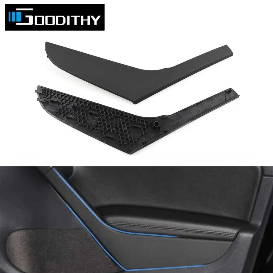 Черная левая и правая внутренняя дверная ручка, накладка для Volkswagen VW Golf 6 GTI MK6 2009-2014 5K 4868039 А 5К 4868040 A Детали интерьера