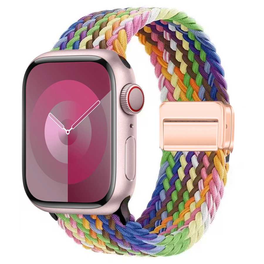 Фотография №2 товара Плетеный ремешок для Apple Watch, ремешки 40 мм, 45 мм,