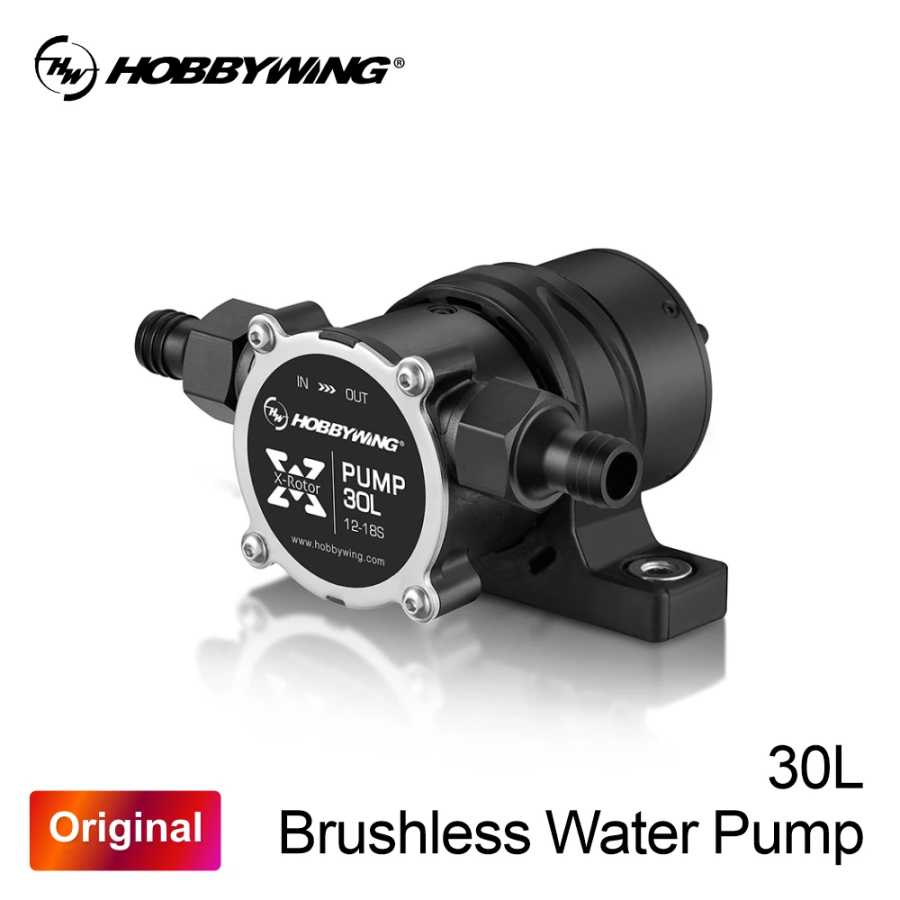 Насос Hobbywing PUMP 30L с гибким импеллером для сельскохозяйственных дронов, 12-18S, высокоэффективный, с мощным потоком Умные системы общественной безопасности