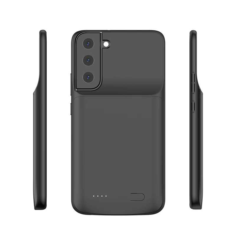 Умный чехол с зарядным устройством для Samsung Galaxy S22, Ультра чехол для телефона с аккумулятором, портативное зарядное устройство, задняя крышка для зарядки S22 Plus Аксессуары для мобильных телефонов