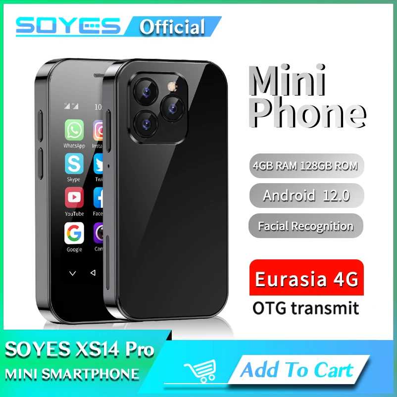 SOYES XS14 Pro смартфон, экран 3,0 дюймов, Android 9, две Sim-карты Мобильные телефоны