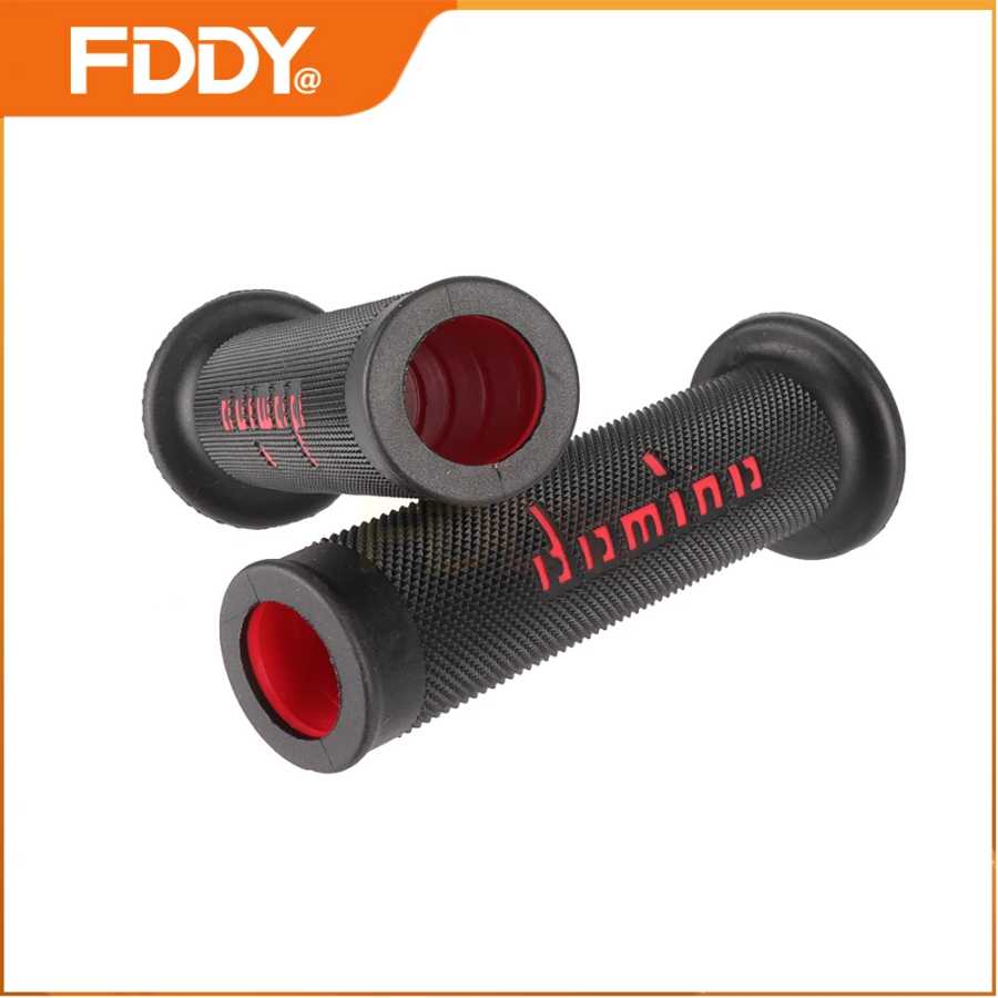 Универсальные ручки для мотоцикла FDDY 7/8" (22/24 мм) для мотокросса, питбайка, скутера, резиновые, с гелевым наполнением. Запчасти для мотоцикла