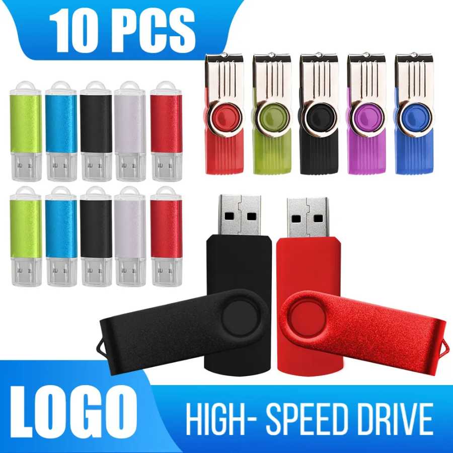 10 шт./лот, USB-флеш-накопитель-брелок с индивидуальным логотипом, металлический, USB 2.0, 4 ГБ, 8 ГБ, 32 ГБ, 64 ГБ, устройство для хранения данных, фотопамять, отличный подарок Хранение данных