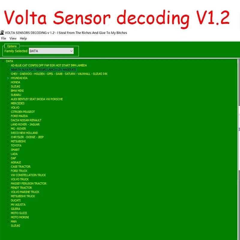 Фотография №4 товара Декодирование датчика VOLTA V1.2 для автомобиля, грузовика, инструмент для ремонта