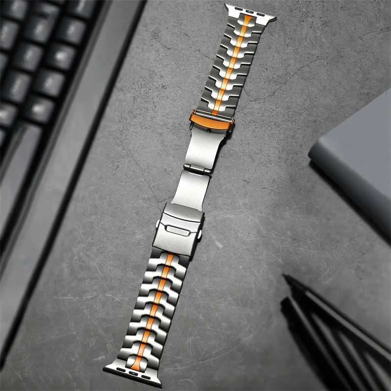 Фотография №3 товара Ремешок из нержавеющей стали для Apple Watch Series 11 10