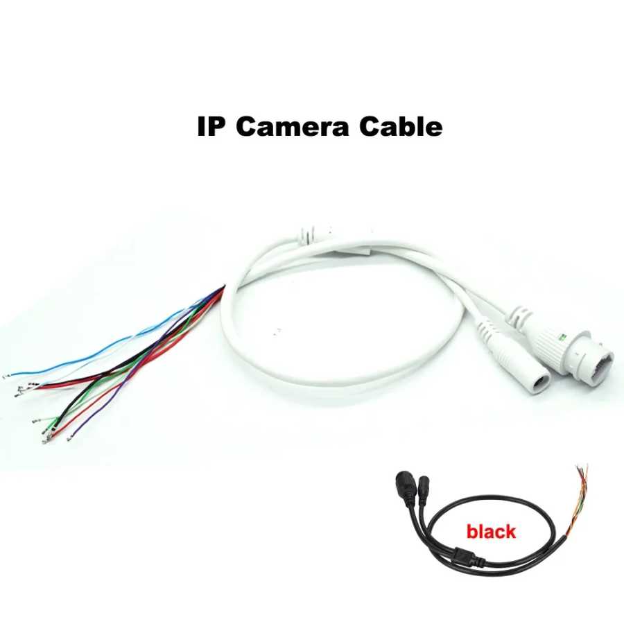 9-ядерный кабель для IP-камеры, Сменный кабель для сетевой IP-камеры, RJ45, 12 В постоянного тока, для ip-камеры видеонаблюдения, для замены Доступ к автоматизации здания