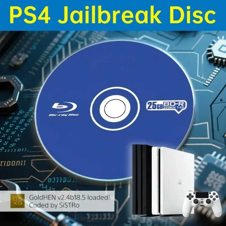 Фотография №2 товара Диск Gold для PS4 с поддержкой последней прошивки 12.52, позволяющий