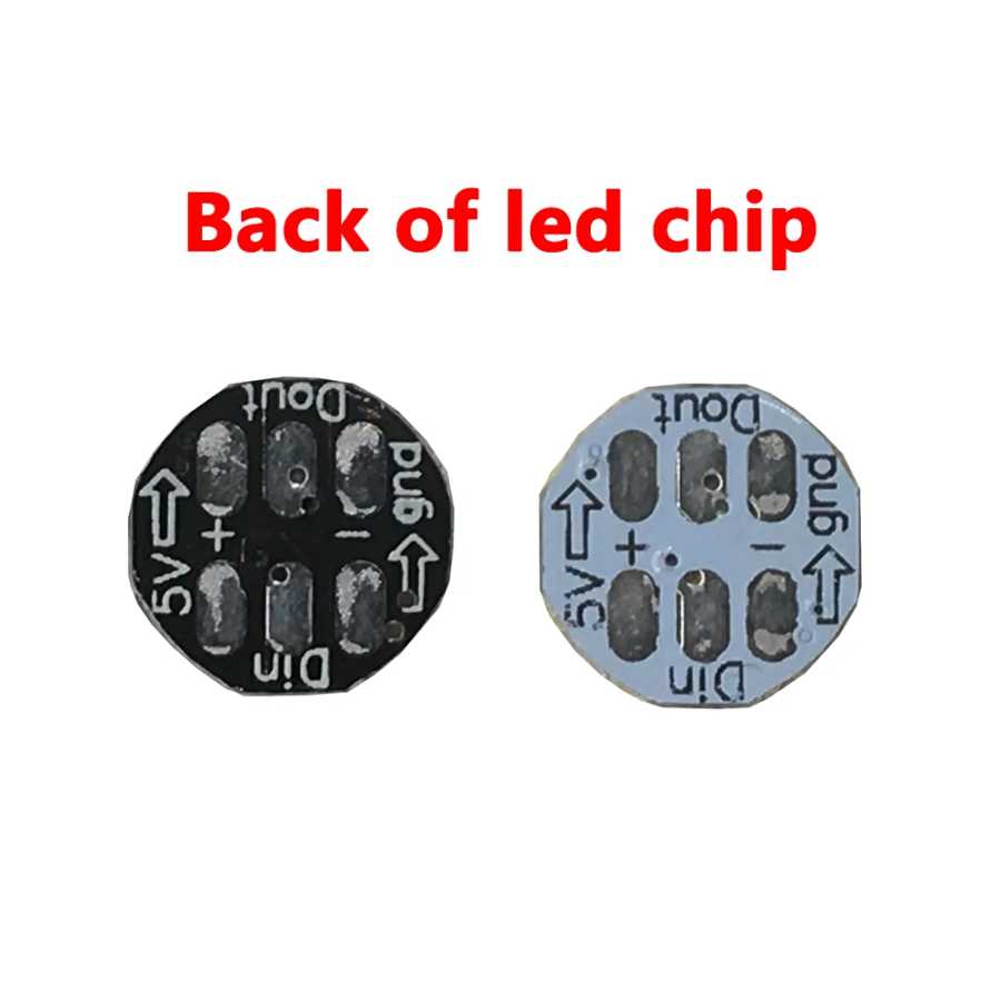 Фотография №4 товара 10-1000 шт. WS2812B WS2812 4-контактный RGB светодиодный чип 5050SMD WS2811