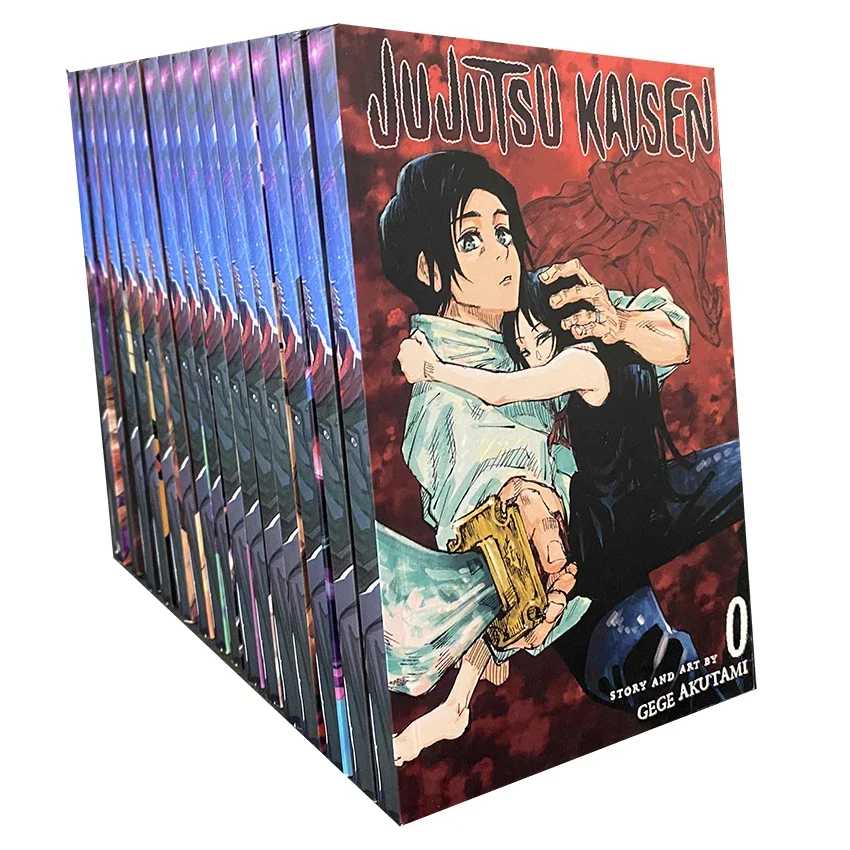 1 Книга аниме ююютсу кайсен японская Молодежная фантастика для подростков впечатление загадка манга комикс книга с английским разделением для продажи книга Книги