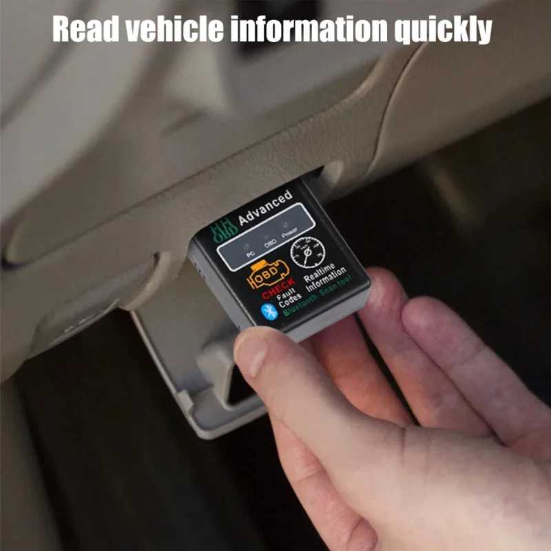 Фотография №4 товара Автомобильный сканер OBD2 Elm327 Bluetooth диагностическое устройство считывания кодов ошибок