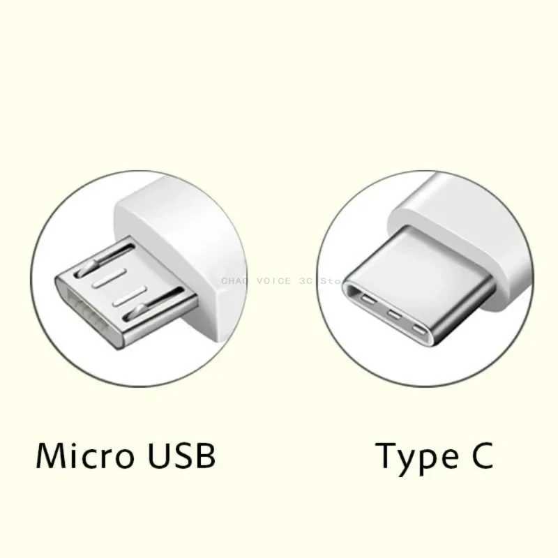 Фотография №5 товара Короткие кабели USB-A Type C Micro 0,25 м/0,5 м, зарядное