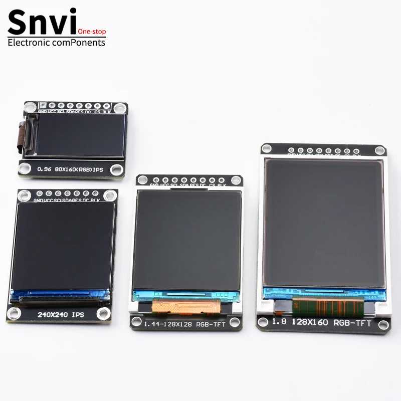 Фотография №2 товара Модуль дисплея Snvi TFT IPS LCD 0.96/1.3/1.44/1.8 дюйма с интерфейсом