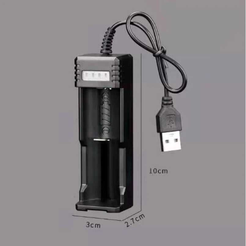 Фотография №2 товара Универсальное USB-умное зарядное устройство с одним слотом 26650 10440 14500