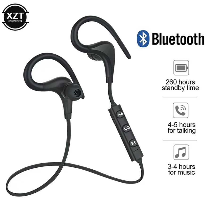Беспроводные Bluetooth-наушники S6, водонепроницаемые стереонаушники, музыкальные наушники, универсальные мини-наушники с Ушными крючками, Hi-Fi Портативное аудио и видео
