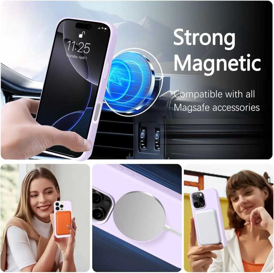 Фотография №4 товара Магнитный чехол для телефона для iPhone 15, 14, 16, Plus,