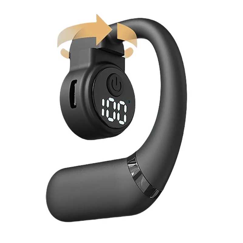 Фотография №4 товара Беспроводная гарнитура с ушным крючком Bluetooth 5.4, наушники 180 °