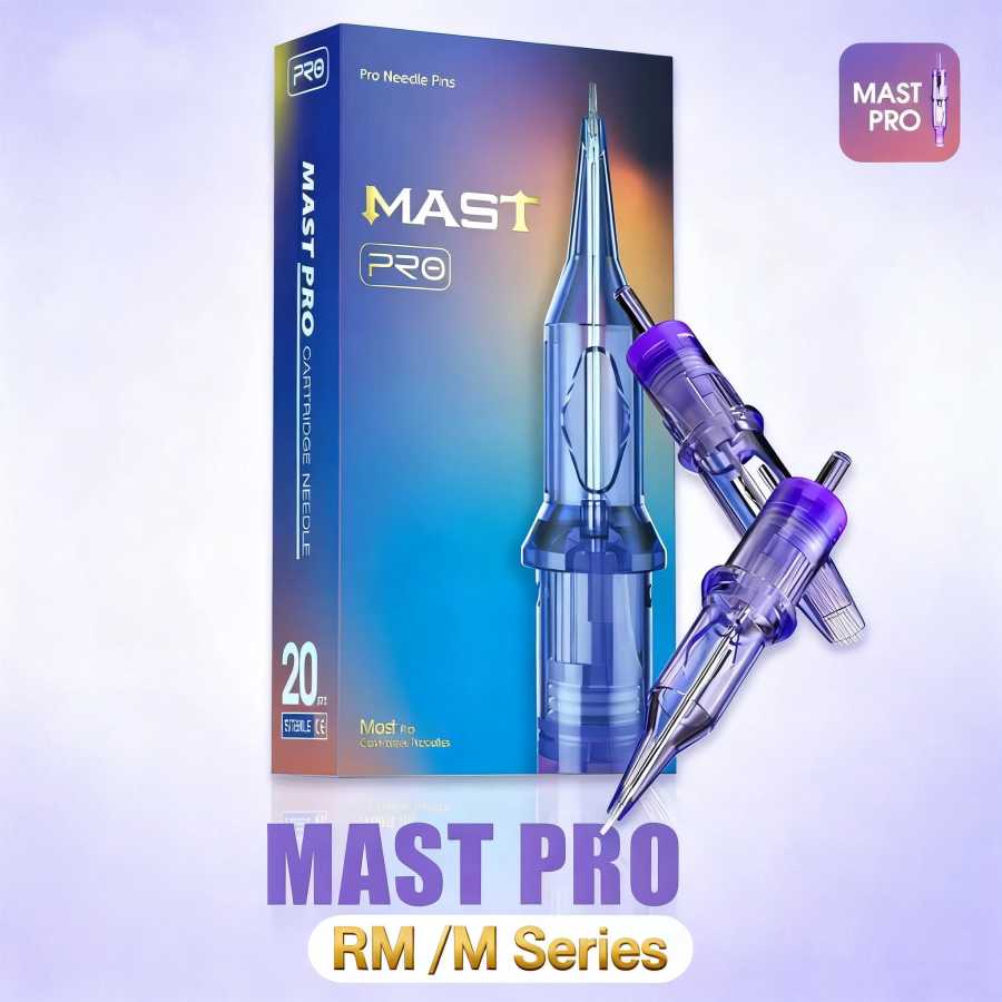 20 шт., иглы для тату-картриджей Mast Pro RM/M, круглые Magnum, одноразовые иглы для перманентного макияжа SMP, аксессуары для игл для татуировки Татуировки и боди-арт