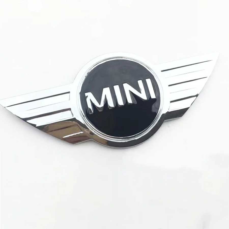 Фотография №3 товара Металлическая черная эмблема NN-1pcs Mini для переднего капота/заднего багажника автомобиля