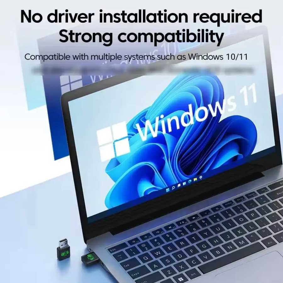 Фотография №5 товара 900 Мбит/с USB WiFi Bluetooth 5.4 Адаптер 2в1 Dongle Двухдиапазонный
