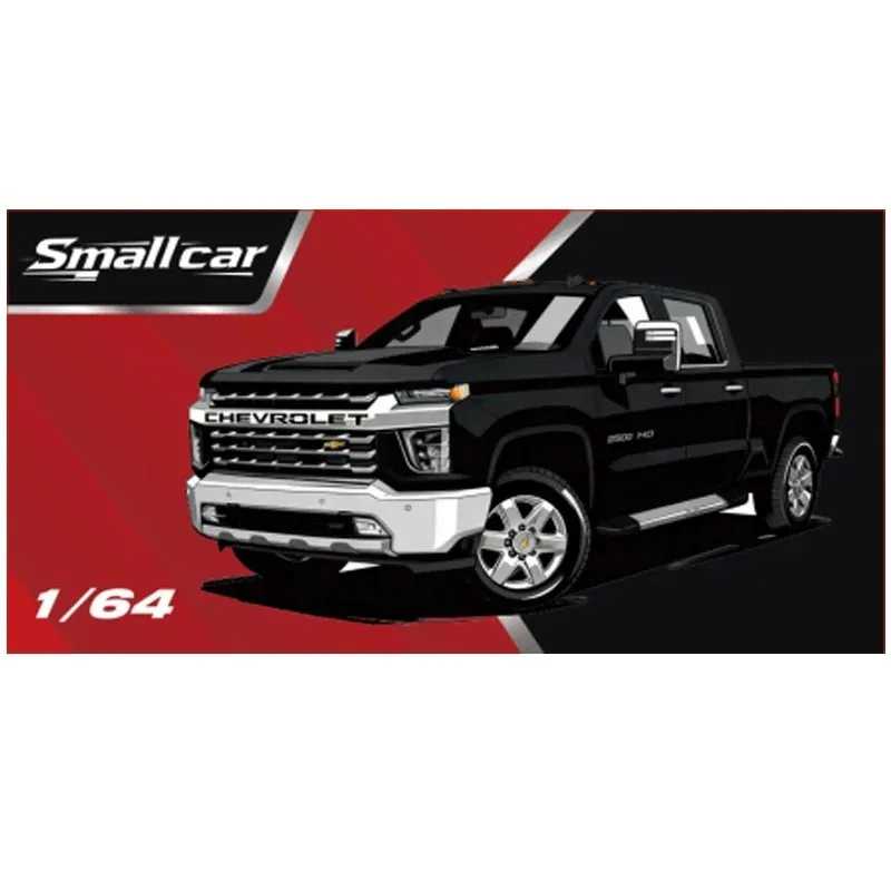 Фотография №1 товара Миниатюрная модель пикапа Silverado из литого металла в масштабе 1:64,