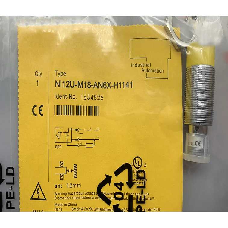 NI12UM18AN6XH1141 NI12UM18-AP6XH1141 Заменяющий датчик приближения для TURCK 1 шт. NI12U-M18-AN6X-H1141 NI12U-M18-AP6X-H1141 Доступ к автоматизации здания