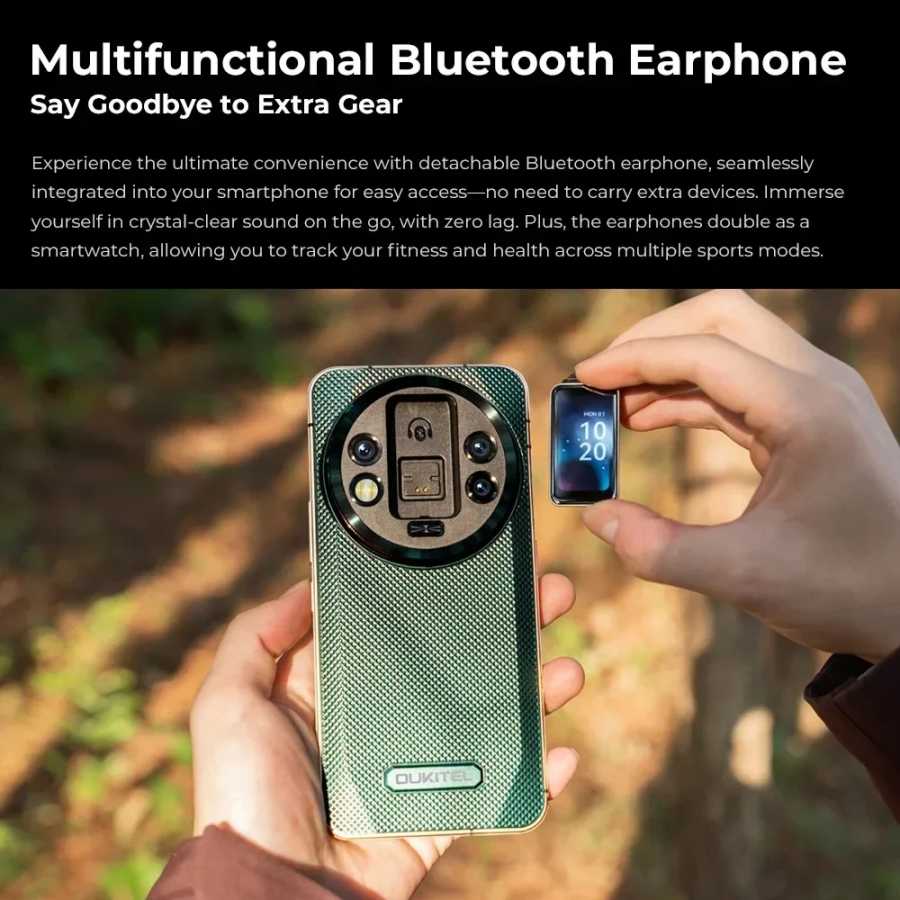 Фотография №1 товара Прочный смартфон Oukitel WP200 Pro 5G, 120 Гц, размер MTK,