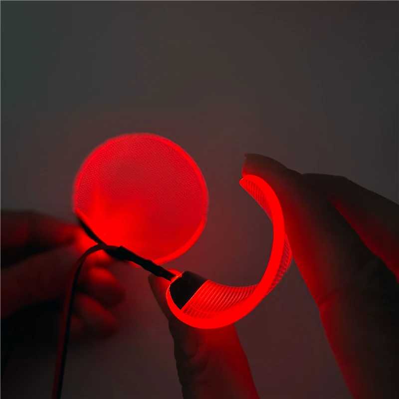 Фотография №5 товара Круглые гибкие гибкие DIY светодиодные наборы для глаз, косплей, Хэллоуин,